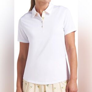PUMA Womens Pique Accent Golf Polo Lemons Size XXL